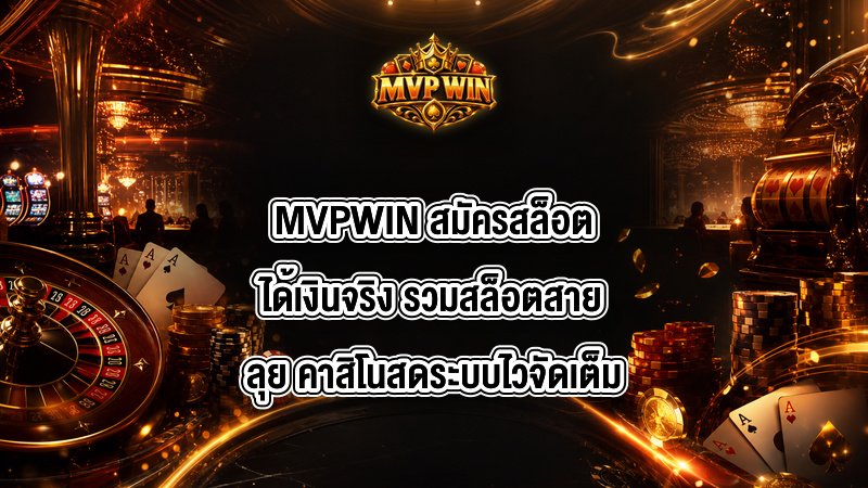 MVPWIN สมัครสล็อตได้เงินจริง